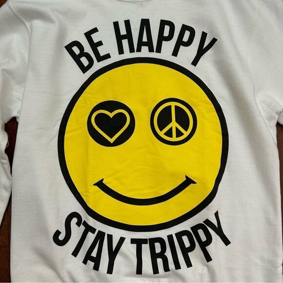 Rare Modsun Umbrella Clothing Collab, White Crewneck, Size Med New Without Tags - Picture 3 of 9